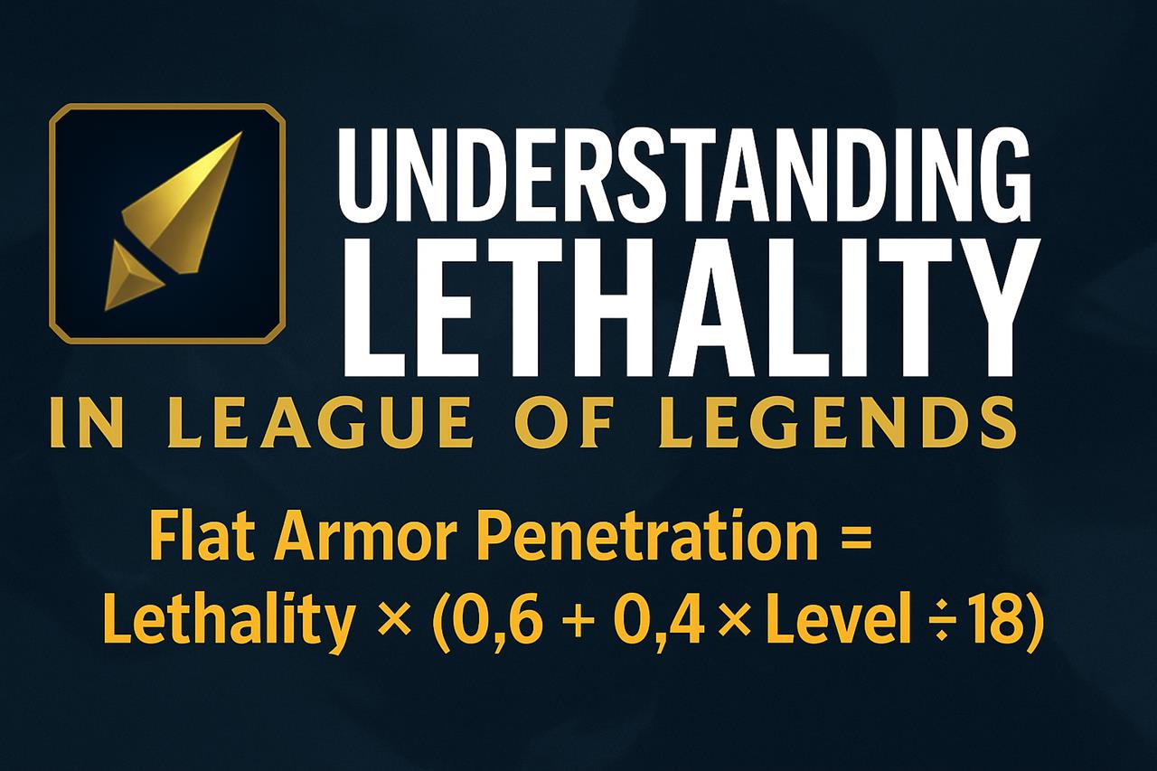 Understanding lethality in league of legends